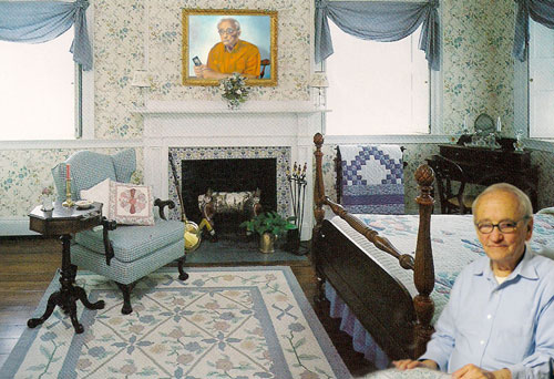 Christopher Knauth with portrait